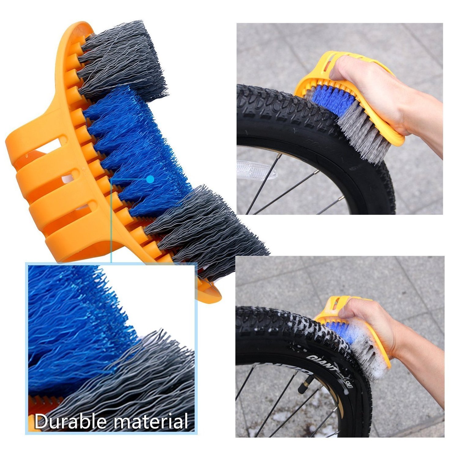 10pcs Bicycle Clean Brush Kit, Motorcycle Bike Chain Cleaning Tools Make Crank/Tire/Sprocket Cycling Corner Stain Dirt