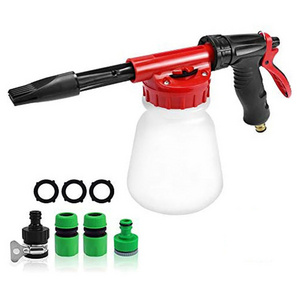 ABS + TPR 1/4" Snow Foam Washer Gun Cars Wash Soap Lance Cannon Spray Pressure Jet Bottle Watering Irrigation