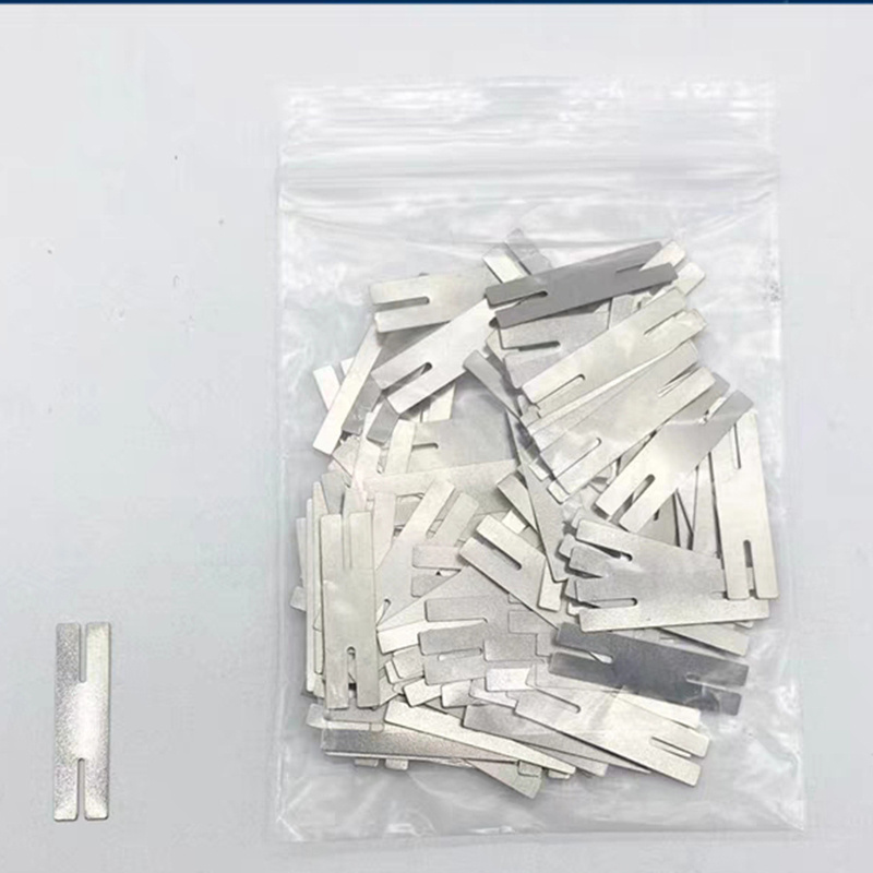 OEM 0.15mm Custom Shape Pure Nickel/nickel Plated Strip Easy Welding Solder Tabs For Battery Connection/