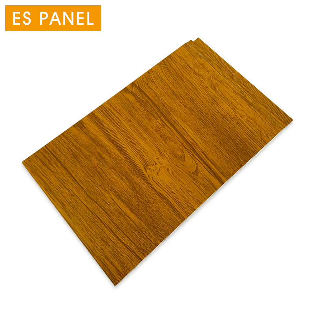 Sandwich Panel PU Polyurethane Exterior Wall Covering Outdoor Wood Siding Wall Panel