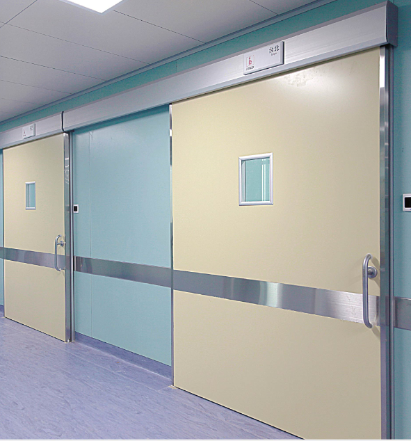 AIRTC Hospital or Lab Used Commercial Automatic Door Customized Clean Operating Room Door Stainless Steel Cleanroom Door