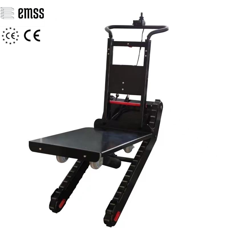 EMSS 400KG Load portable trolley cart Stair Climbing Machine Folding Aluminum Electric Warehouse Trolley