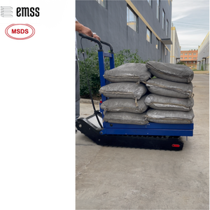 EMSS 400KG Load portable trolley cart Stair Climbing Machine Folding Aluminum Electric Warehouse Trolley