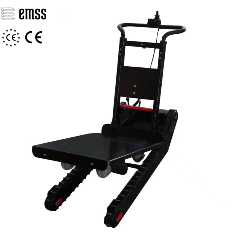 EMSS 400KG Load portable trolley cart Stair Climbing Machine Folding Aluminum Electric Warehouse Trolley