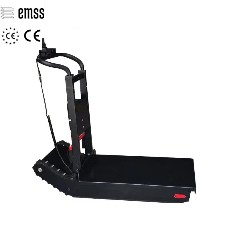 EMSS 400KG Load portable trolley cart Stair Climbing Machine Folding Aluminum Electric Warehouse Trolley