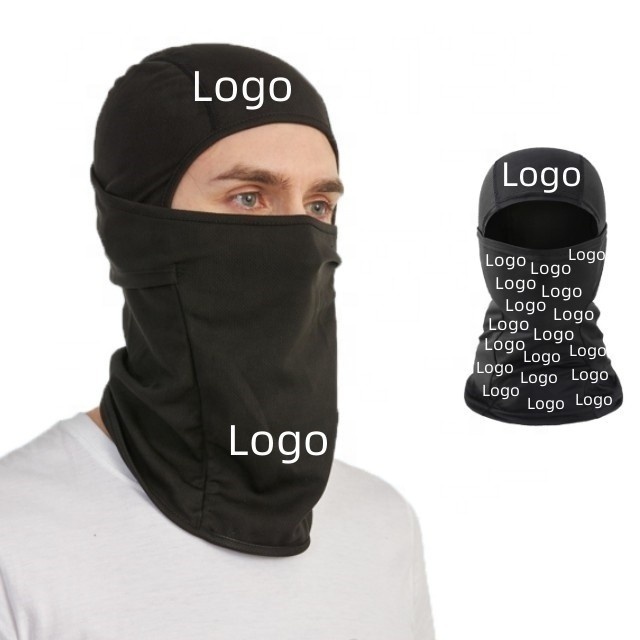 Custom Full Face Ski Mask Balaclava Printing Logo Hi Tech Breathable Windproof Balaclava One Hole Thermal Motorcycles Ski Mask