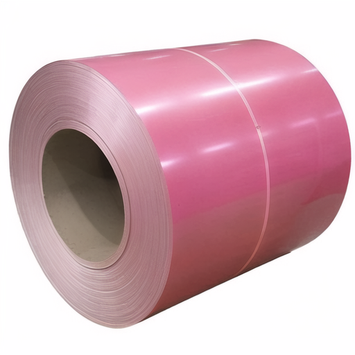 PPGI/GI Pink galvanized steel coil pvc laminate steel