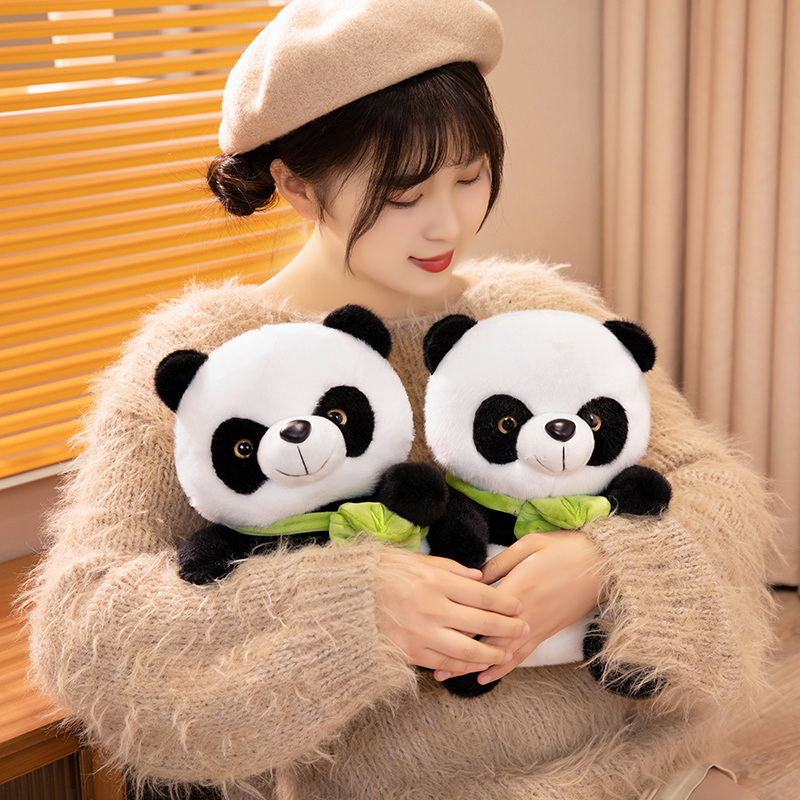 New Cute Kawaii Plush Toy Super Soft and Easy to Pinch Home Decoration Children's Doll Giant Panda Plush Toy