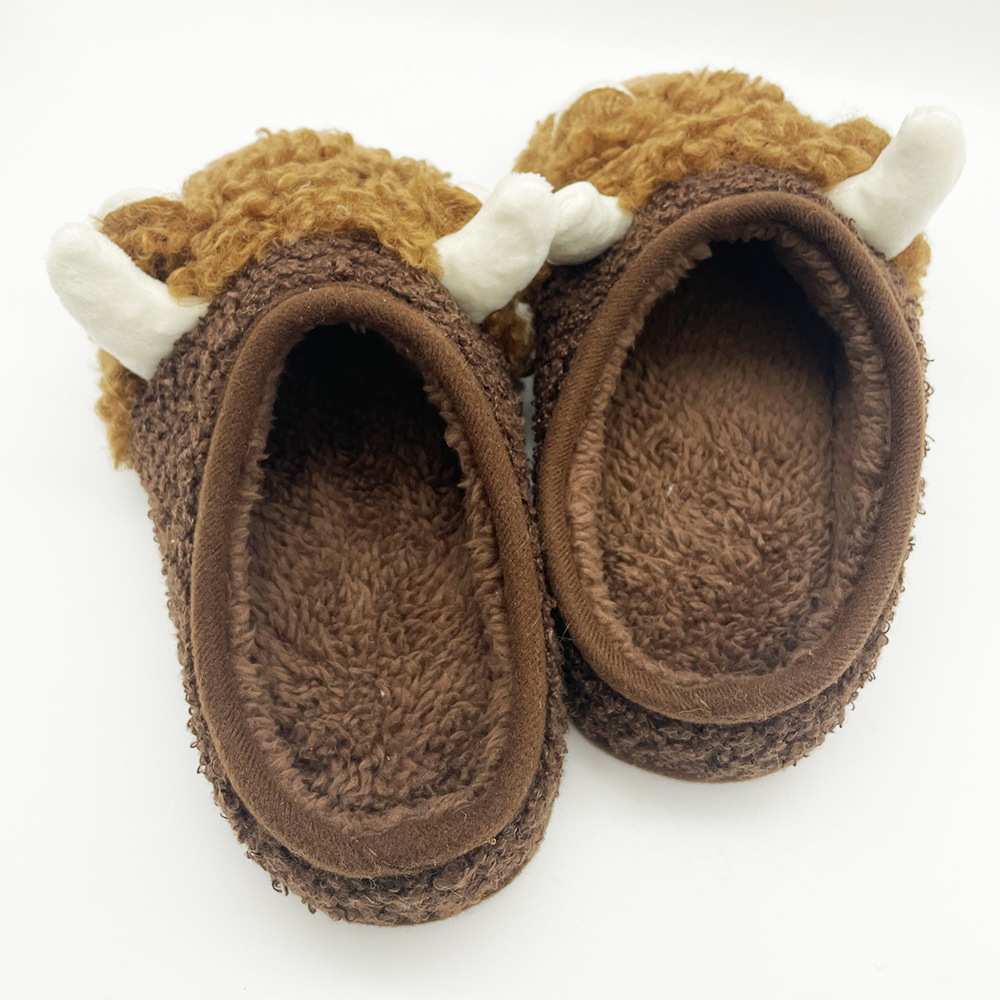 Highland Cow Slippers Scottish Yak stuffed animal plush  Sanrio  Home Slippers for winter  slippers for men and women for gift