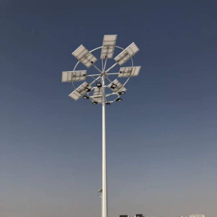 30m Meter High Mast Light Post for Stadiums Aluminum Outdoor Light Pole For Square