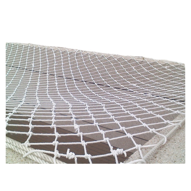 Manufacturer nylon rope safety net netting for building construction horizontal fall arrest protection