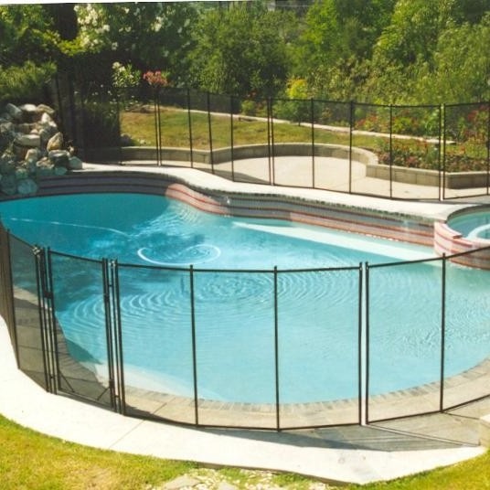 Self- latching Climb Resistant Swimming Pool Security Fence