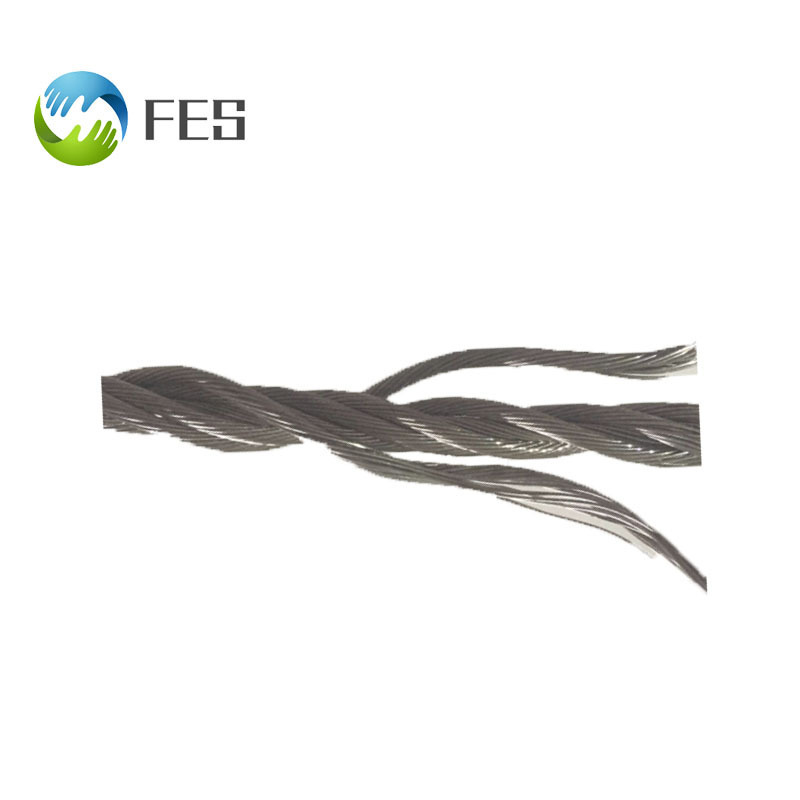 High quality 304 316 1*7 stainless steel wire rope cable with export package