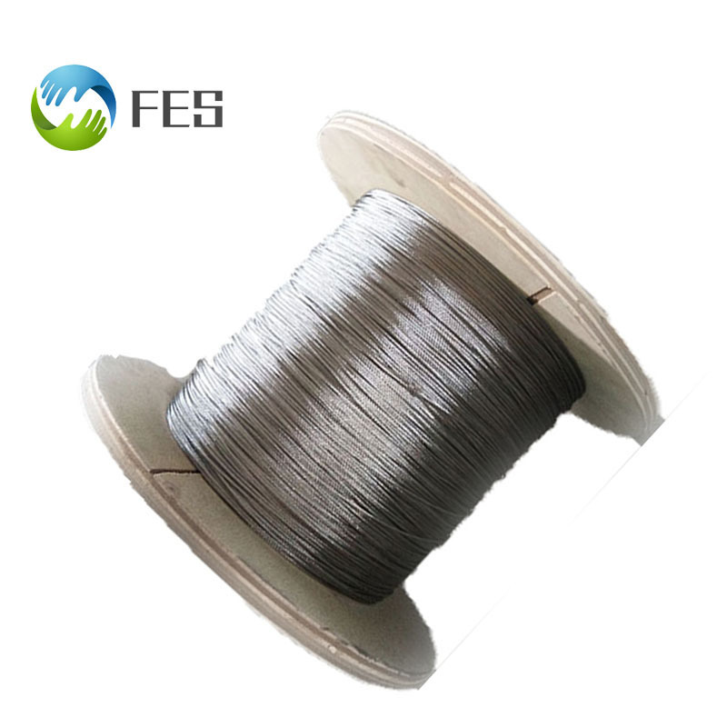 High quality 304 316 1*7 stainless steel wire rope cable with export package