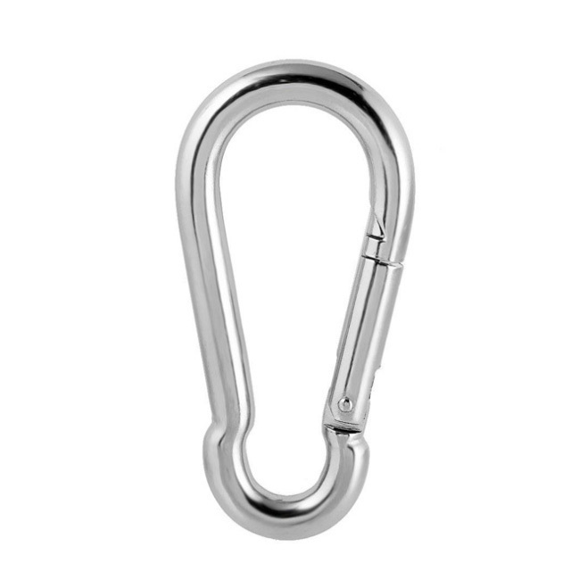 SS304 m5 stainless steel climbing carabiner made in China manufacture