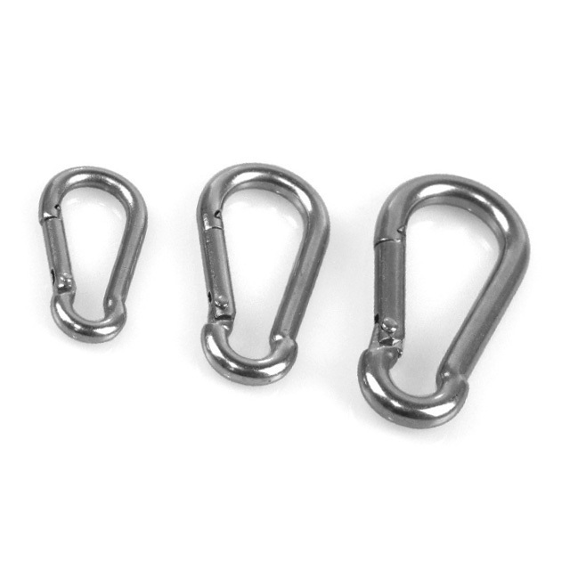 Wire rope accessories ss304 stainless steel carabiner hook M6