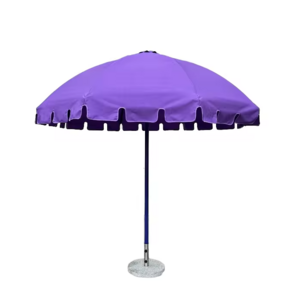 Outdoor Furniture Restaurant Sunshade Customization Garden Beach Cafe Outdoor Semi circular Pagoda Umbrella Tassel Umbrella