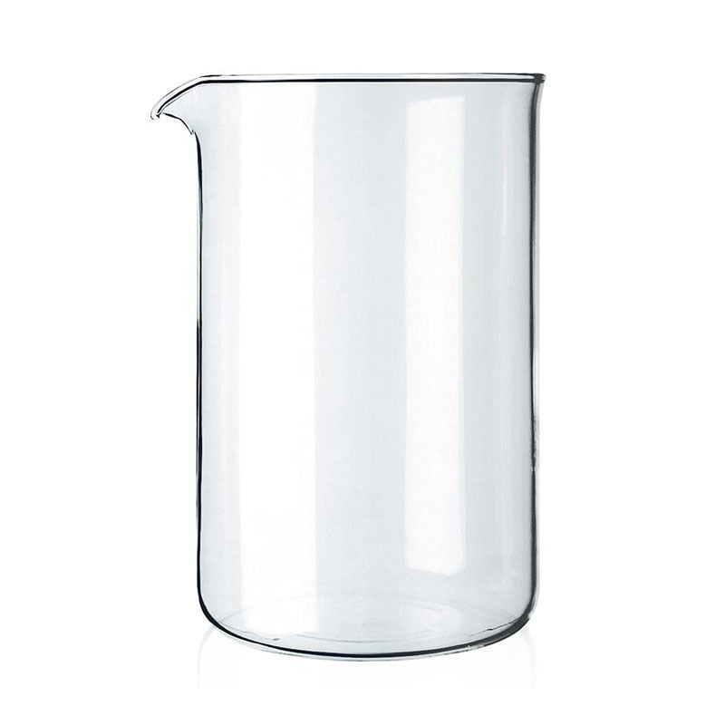 Replacement Heat Resistant Borosilicate Glass Beaker Carafe for French Press Coffee Maker