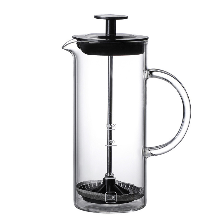 Glass Press Pot Tea and Coffee Maker, Loose Leaf Tea Accessories Glass Coffee and Tea French Press Pot