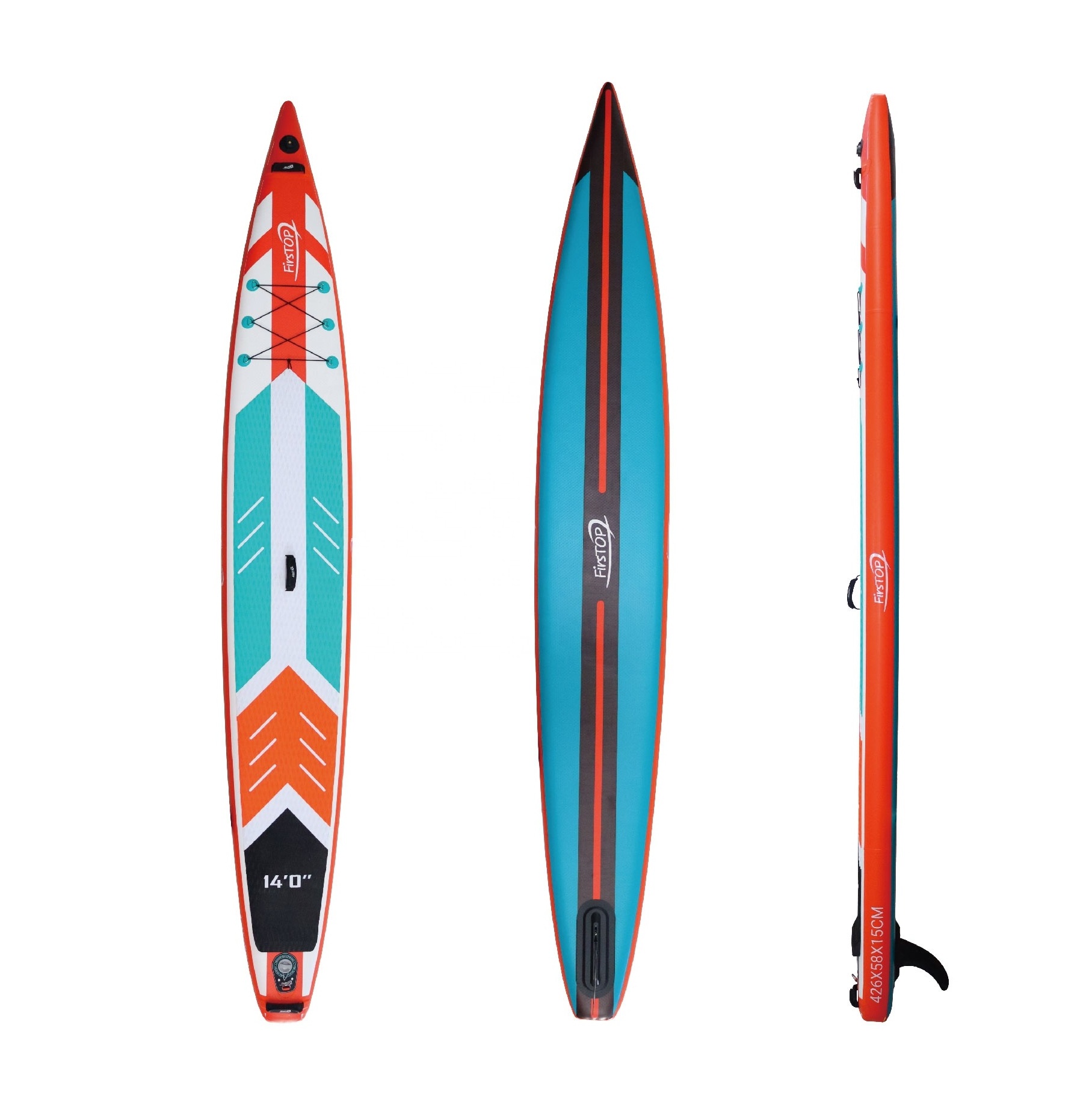 High speed 14ft Customized SUP racing board Inflatable paddle board Race Sup board for Professional Racers