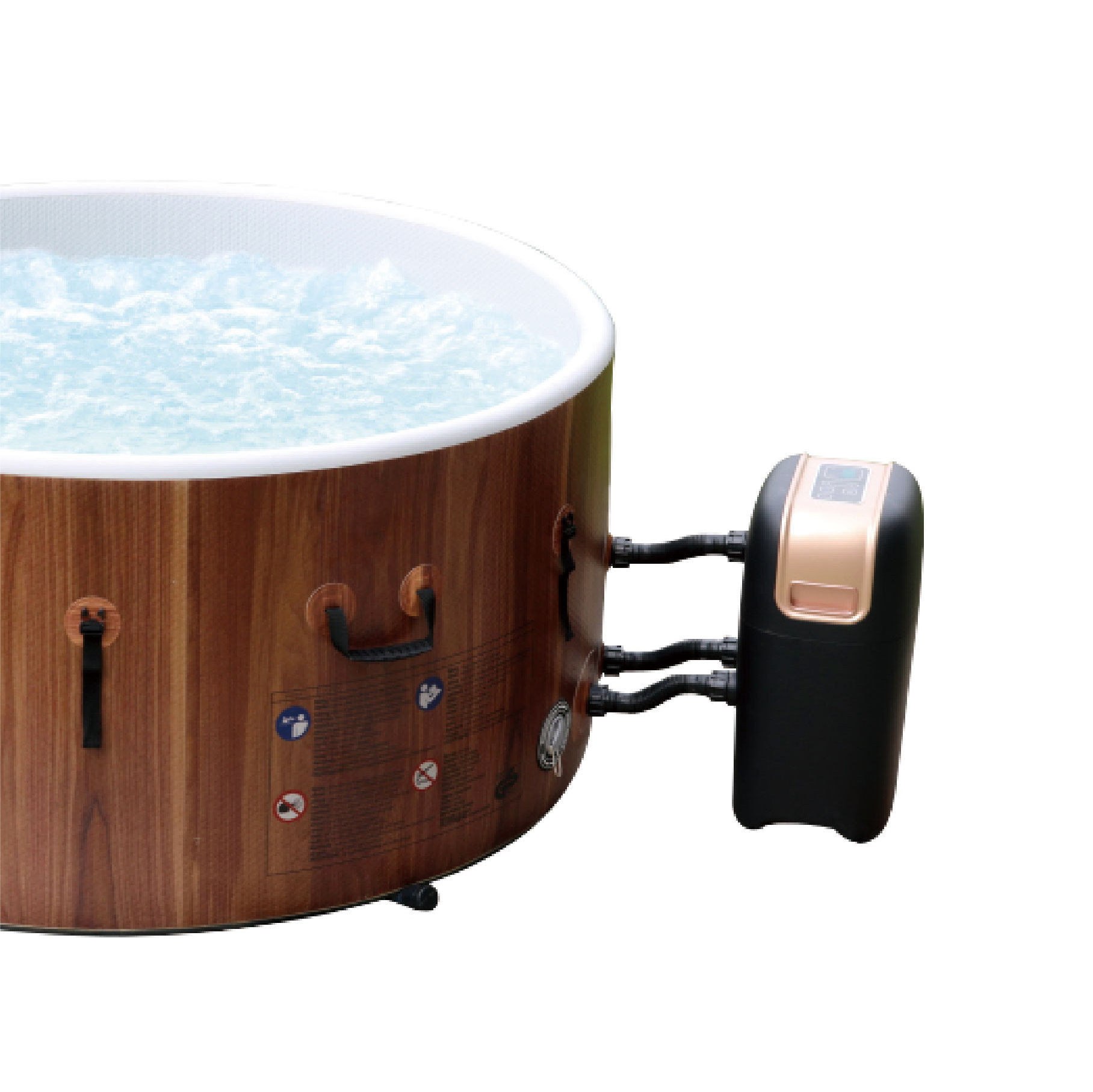 New Design Pvc Wood Spa Tubs Massage Pools durable Inflatable Spa Hot Tubs