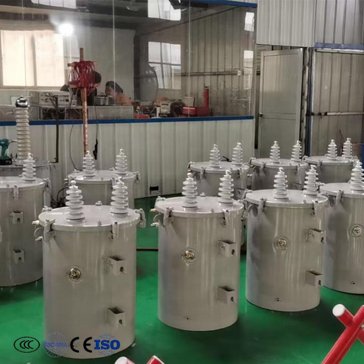 Customize Power Electric Transformer 15KVA 25KVA 37.5KVA 13.8KV 34.5KV to 120V/240V/480V Single Phase Pole Mounted Transformers