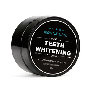 Wholesale Custom Logo Organic Toothpaste  30g Charcoal Teeth Whitening Powder Dental Charcoal