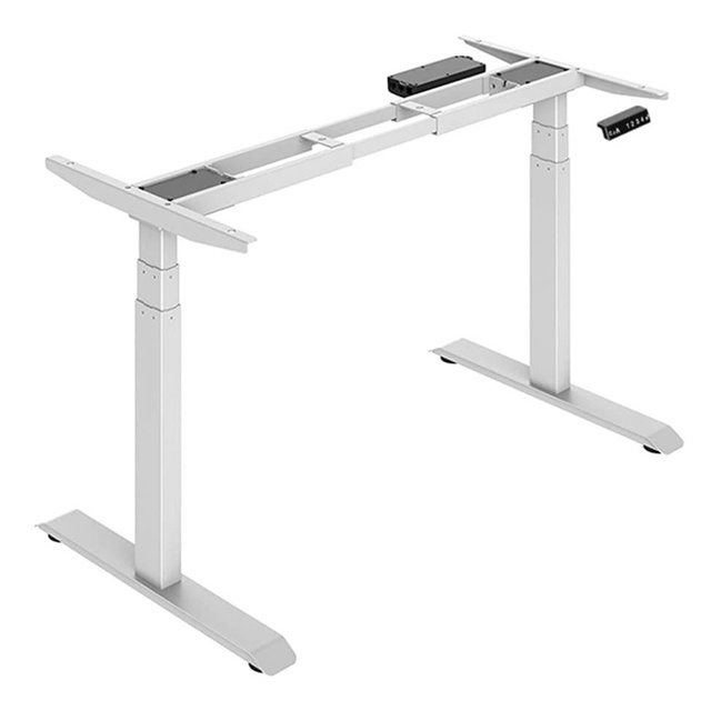 Home Office Motorized Computer Desks Frame Sit Stand Uplift Height Adjustable Column Electric Smart Standing Desk