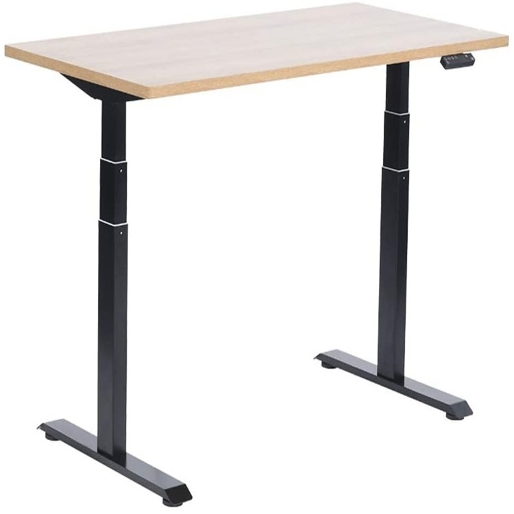 High Quality Ergonomic Modern Office computer table sit stand desk Single Motor Standing Desk Electric Height Adjustable Desk