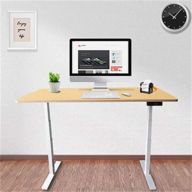 Home Office Motorized Computer Desks Frame Sit Stand Uplift Height Adjustable Column Electric Smart Standing Desk