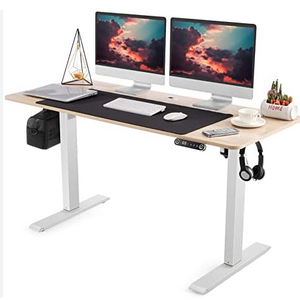 Home Office Motorized Computer Desks Frame Sit Stand Uplift Height Adjustable Column Electric Smart Standing Desk