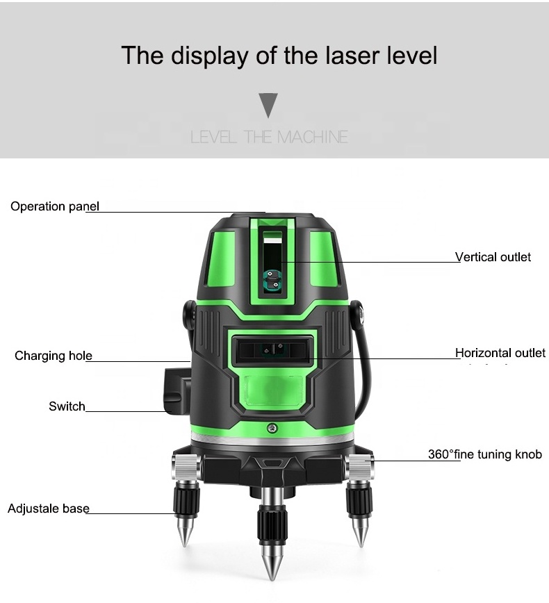 360 professional rotating construction laser level