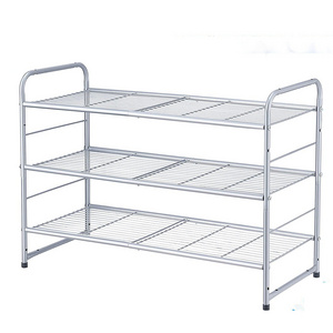 Hot Sale Three Tier Metal Shoe Rack, Customizable Storage Rack