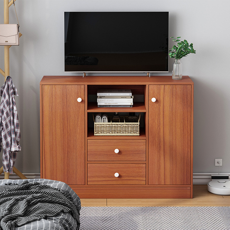 Economical heightened bedroom TV cabinet drawer cabinet living room locker wall cabinet