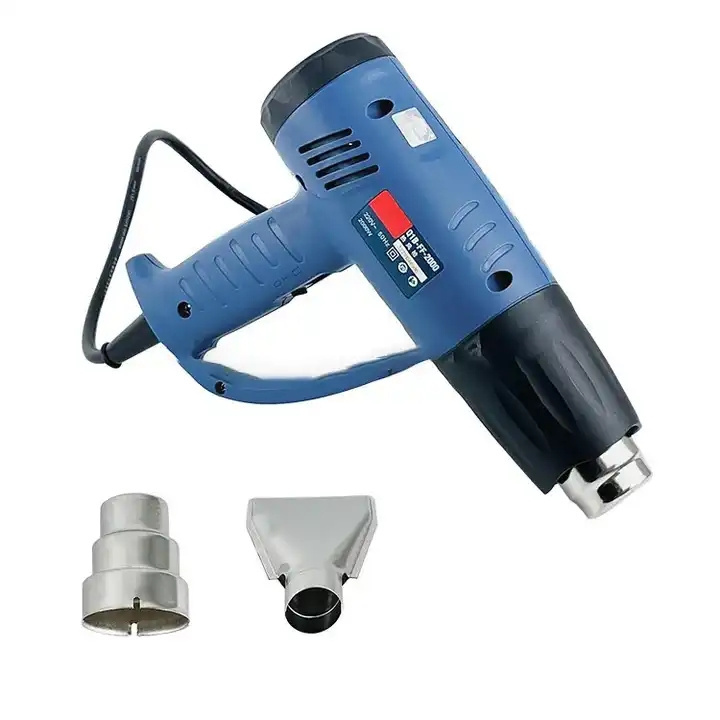 NanTong GuangChen 2000W Double Heating Core Variable Two Kind Thermostatic Heat Gun Hot Air Gun with LCD Screen Digital Display