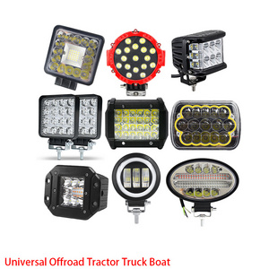 Cube 36w Super Bright Driving Spot Rgb Square Round Oval Flood Pod Car Truck 24v 12v Tractor Working Led Work Light For Jeep