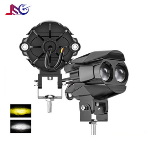 LED Motorcycle Laser spotlights High Low Beam Auxiliary LED Fog Drive Len Headlight White Yellow 3 Inch 25w LED Work Light