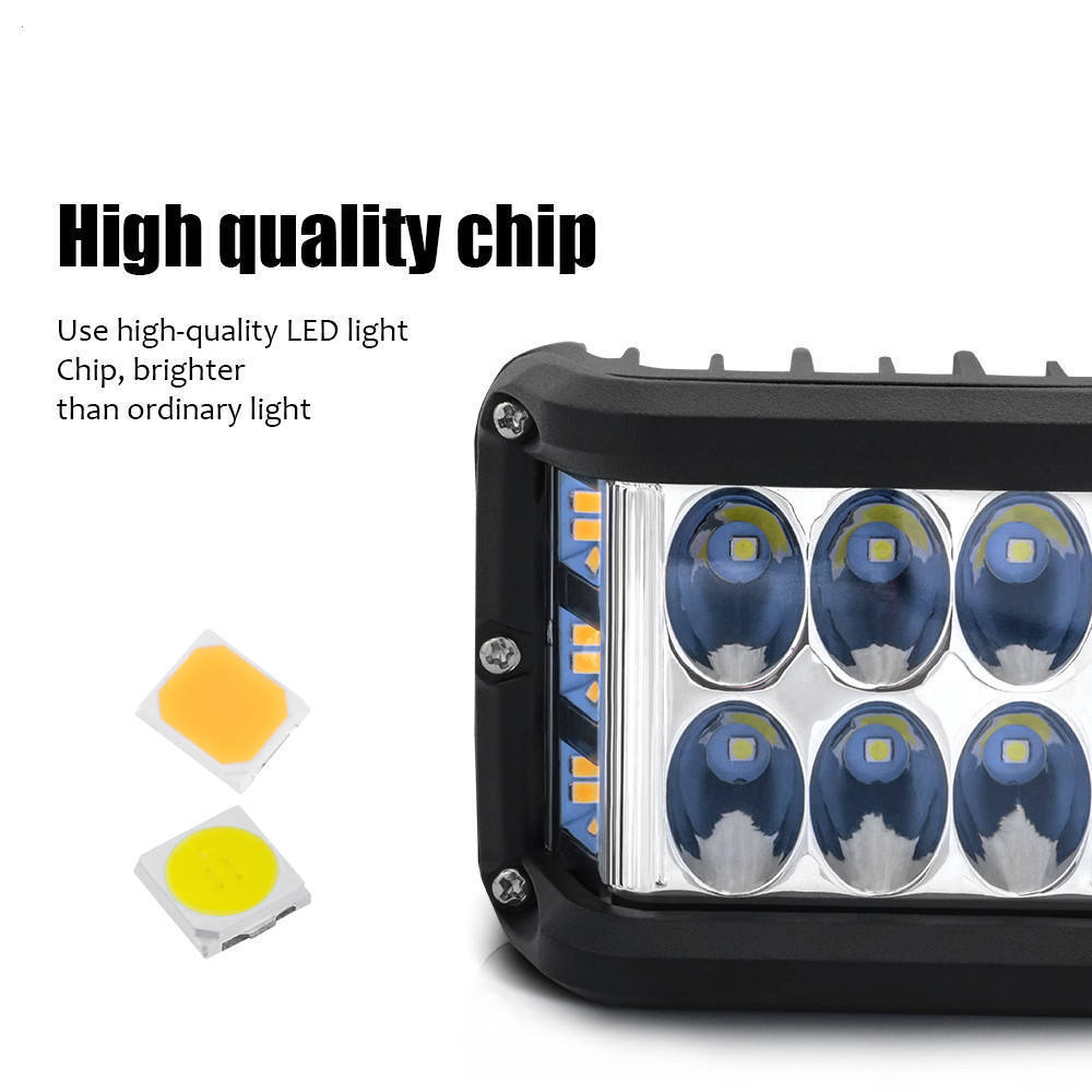 Cube 36w Super Bright Driving Spot Rgb Square Round Oval Flood Pod Car Truck 24v 12v Tractor Working Led Work Light For Jeep