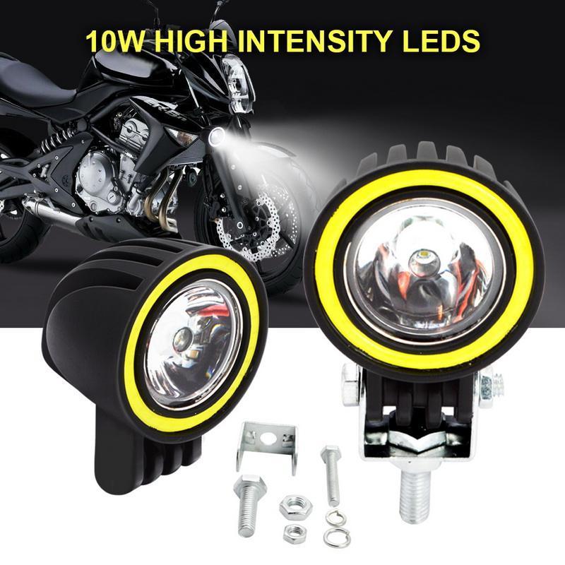 12V Angle eye Led Working Light Others Car Light Accessories para auto 3Inch 10W Motorcycle Led Headlight For Truck Boat UAZ ATV