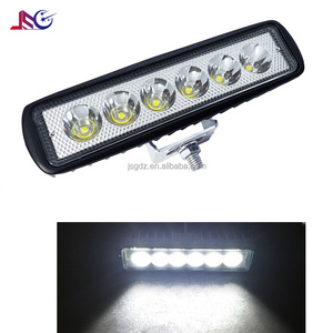 DRL Spotlight 4D lens 6 inch 18W LED Working Light Bar Car Accessories for Motorcycle Offroad Jeep Wrangler Suv Atv Boat Tractor