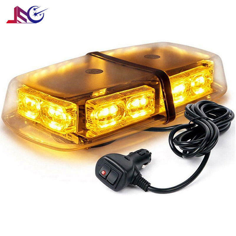 Traffic Emergency Warning Lights Flasher Short Row Ceiling light Car Roof Flashing 36 LED led working light car Accessories