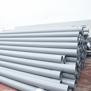 best selling thin-walled UPVC plumbing pipes round plastic pipe for air