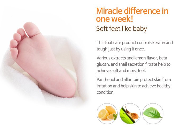 MJCARE Soft Miracle Foot Peeling Pack Korean Foot Mask Pack Korean Foot Peeling OEM OBM Private Label Custom Logo