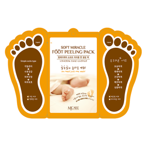 MJCARE Soft Miracle Foot Peeling Pack Korean Foot Mask Pack Korean Foot Peeling OEM OBM Private Label Custom Logo