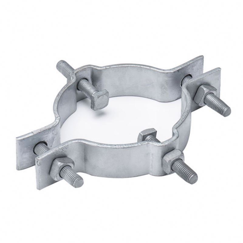 Handan Dapeng Power Fittings Hot Dip Galvanized Pole Clip Clamp Pole For 7.5m Or 9m Concrete Steel Clamp