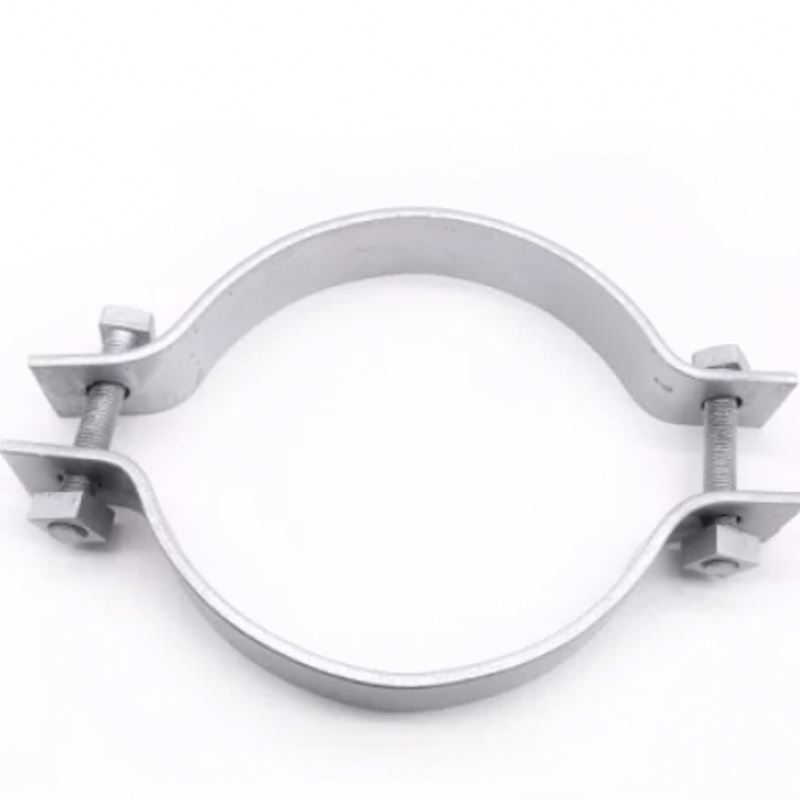 Handan Dapeng Power Fittings Hot Dip Galvanized Pole Clip Clamp Pole For 7.5m Or 9m Concrete Steel Clamp