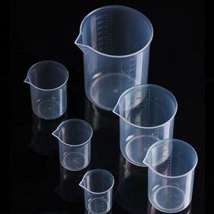 Professional production 25ML 50ML 100ML 150ML 250ML 300ML 500ML 1000ML  LAB PP Cups Measuring plastic Beaker