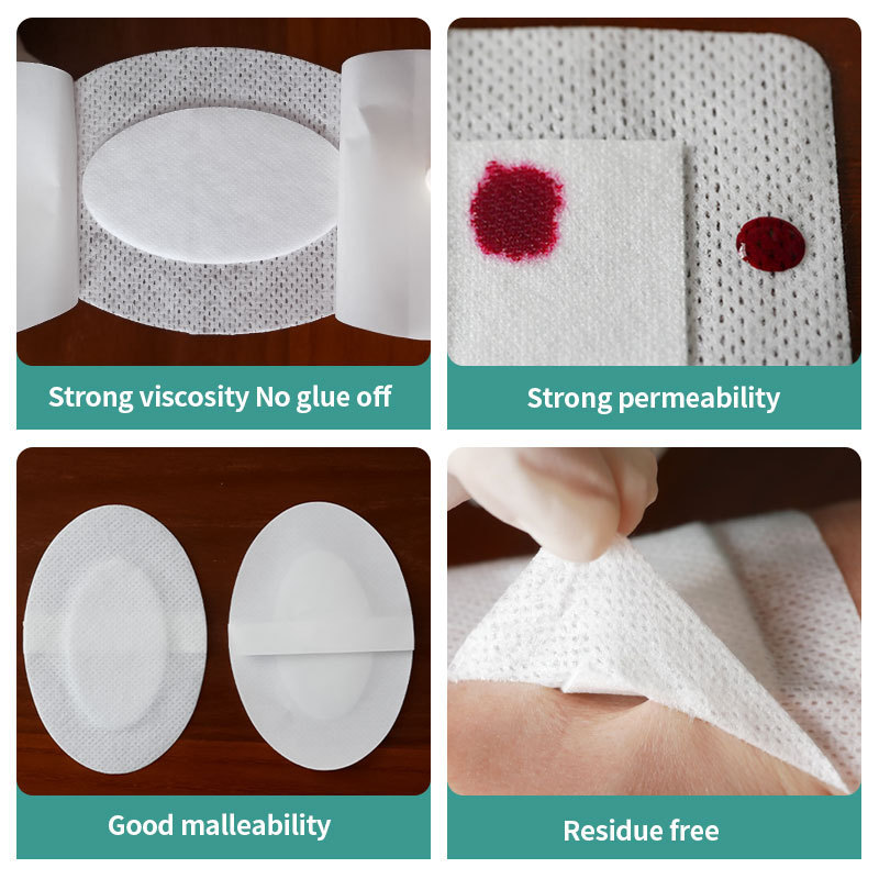 Medical Disposable Sterile Eye Pad Pure Soft Non-Woven Cotton  Eye Patch