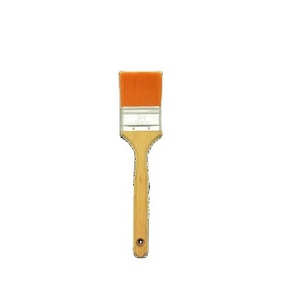 Professional High Quality 63mm Paint Brush with Long Wooden Handle and Orange Filament