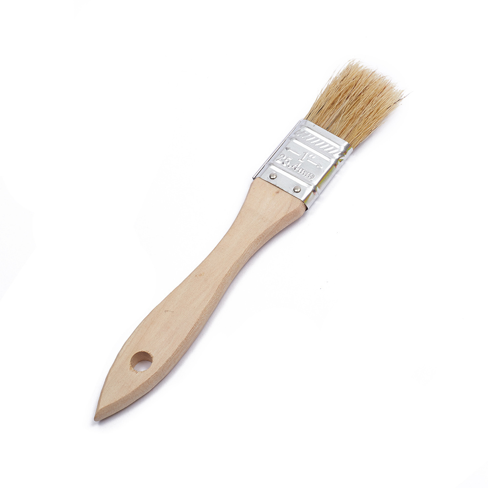 Wooden Handle Industrial Grade Natural Bristle Paint Chip Brush